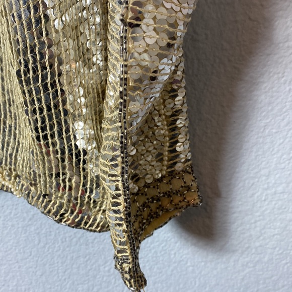 Vintage Woman's Raiment Fashions New York Fully Beaded Evening Top - Picture 8 of 9